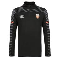 FC Lorient Sweat 1/2 zip Noir Junior Umbro 2023 pas cher