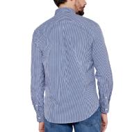 Chemise à Carreaux Bleu Homme Tommy Hilfiger Flex Poplin Gingham vue 2