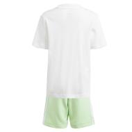 Ensemble Blanc/Vert Fille Adidas IR6935 vue 2