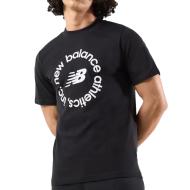 T-shirt Noir/Blanc Homme New Balance Seasonal MT43907 pas cher
