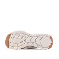 Chaussures de Sport Blanc/Or-Rose Femme Skechers Flex Appeal vue 5