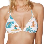 Haut de Bikini Blanc à fleurs Femme Roxy Printed Beach Classics pas cher