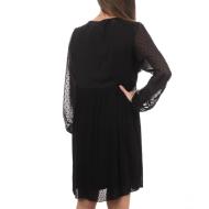 Robe Noir Femme Teddy Smith Phylomene vue 2