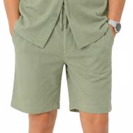 Short Kaki Garçon Paname Brothers Poly Texture