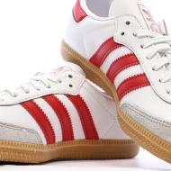 Samba Baskets Blanches/Rouge Enfant Adidas Samba Og C vue 7