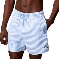 Badehose Blau/Weiß für Herren von Calvin Klein Jeans mit Kordelzug günstig