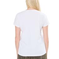 T-Shirt Blanc Femme Pieces Billy vue 2