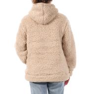 Beige Sherpa-Jacke Frau Sherpa Compagnie des Amériques MARGAUX Ansicht 2
