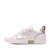 Baskets Blanches/Verte Femme Replay Polaris pas cher