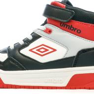 Baskets Noires/Rouges/Blanches Garçon Rouge Umbro Olly Vlc vue 7
