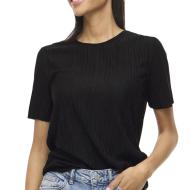 T-Shirt Noir Femme Vila Viplisa pas cher