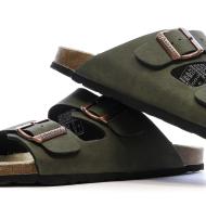 Sandalias caqui para hombre Schott Arthur ver 7