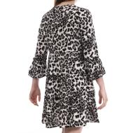 Robe Léopard Grise Femme Vero Moda Easy vue 2