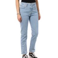 Jean Bleu Cropped Femme Levi's 501 pas cher