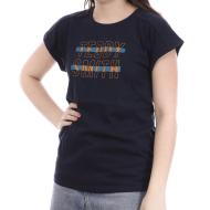 T-Shirt marine femme Teddy Smith T-Toby MC Jersey