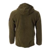 Polaire Zippé Kaki Homme Geographical Norway Tenergie vue 2