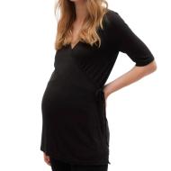 Bluse Schwarz Frau Mamalicious Trinity günstig