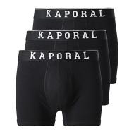 Lot x3 Boxers Noir homme Kaporal QUADMH