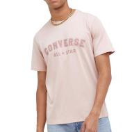 T-shirt Rose Homme Converse Classic