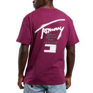 T-shirt Bordeaux Homme Tommy Hilfiger Graffiti vue 2