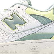 Baskets Blanches/Verte Femme New Balance 550 vue 7