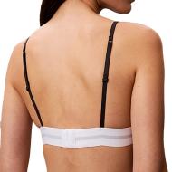 Sujetador negro para mujer Calvin Klein Jeans Unlined Triangle ver 2