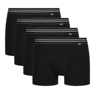 x4 Boxers Noires Homme Dim Eco pas cher