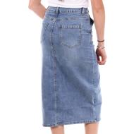 Jupe en Jean Bleu Femme Monday Premium MEB vue 2