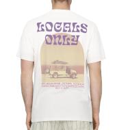 T-Shirt Blanc/Orange Homme Only & Sons Mountain vue 2