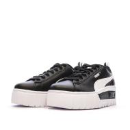 Baskets Noir/Blanc Femme Puma Mayze Wedge vue 6