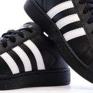 Baskets Superstar Noir/Blanc Mixte Adidas vue 7