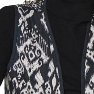 Veste Sans Manches Noir/Beige Femme JDY Tiger vue 2