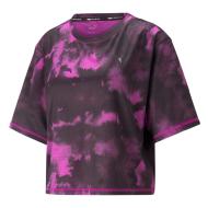 T-shirt de Running Noir Femme Puma Crop Stee pas cher