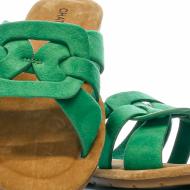 Claquettes Vertes Femme Chattawak Pace vue 6