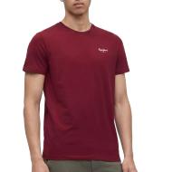 T-Shirt Bordeaux Homme Pepe jeans Originalss