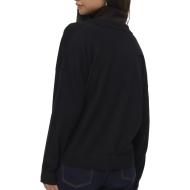 Pull en Maille Noir Femme Vero Moda Silla Stripe vue 3