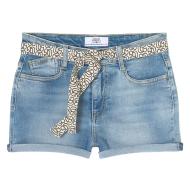 Short en Jean Bleu Fille Le Temps Des Cerises Tiko pas cher