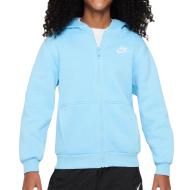 Sweat Zippé Bleu Garçon/Fille Nike Club pas cher