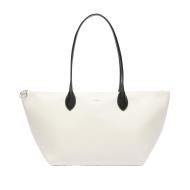 Sac Blanc Femme Lacoste Cabas pas cher