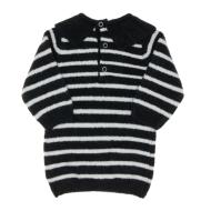 Robe Marinière Marine/Blanc Fille EOM Peti vue 2