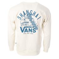 Sweat Blanc Homme Vans Coffee Fleece vue 2