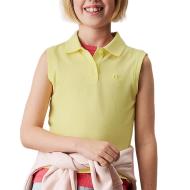 Polo Jaune Fille Calvin Klein Jeans Sleeve pas cher