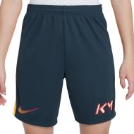 Short de Foot Marin/Orange Junior Nike KM pas cher