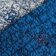 X2 Paires de Chaussettes Bleu Femme Superdry Twist Sock vue 2
