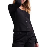 Gilet Noir Femme Pieces Nukisa pas cher