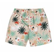 Short Tropical Beige/Vert Bébé P'tit Mome Paolo vue 2
