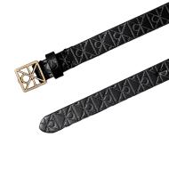 Ceinture Noire Femme Calvin Klein Jeans Emblem LV04F7048G vue 2