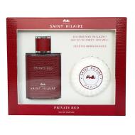 Coffret Eau de Parfum + Savon Saint Holaire Private Red 100ml pas cher