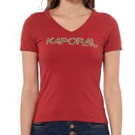 T-shirt Rouge Femme Kaporal Frank