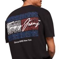 T-shirt Noir Homme Tommy Hilfiger Vintage vue 2